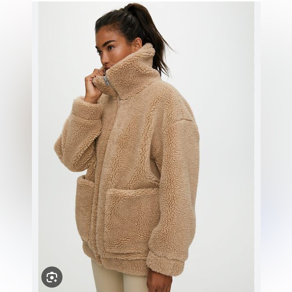TNA Tan Teddy Jacket